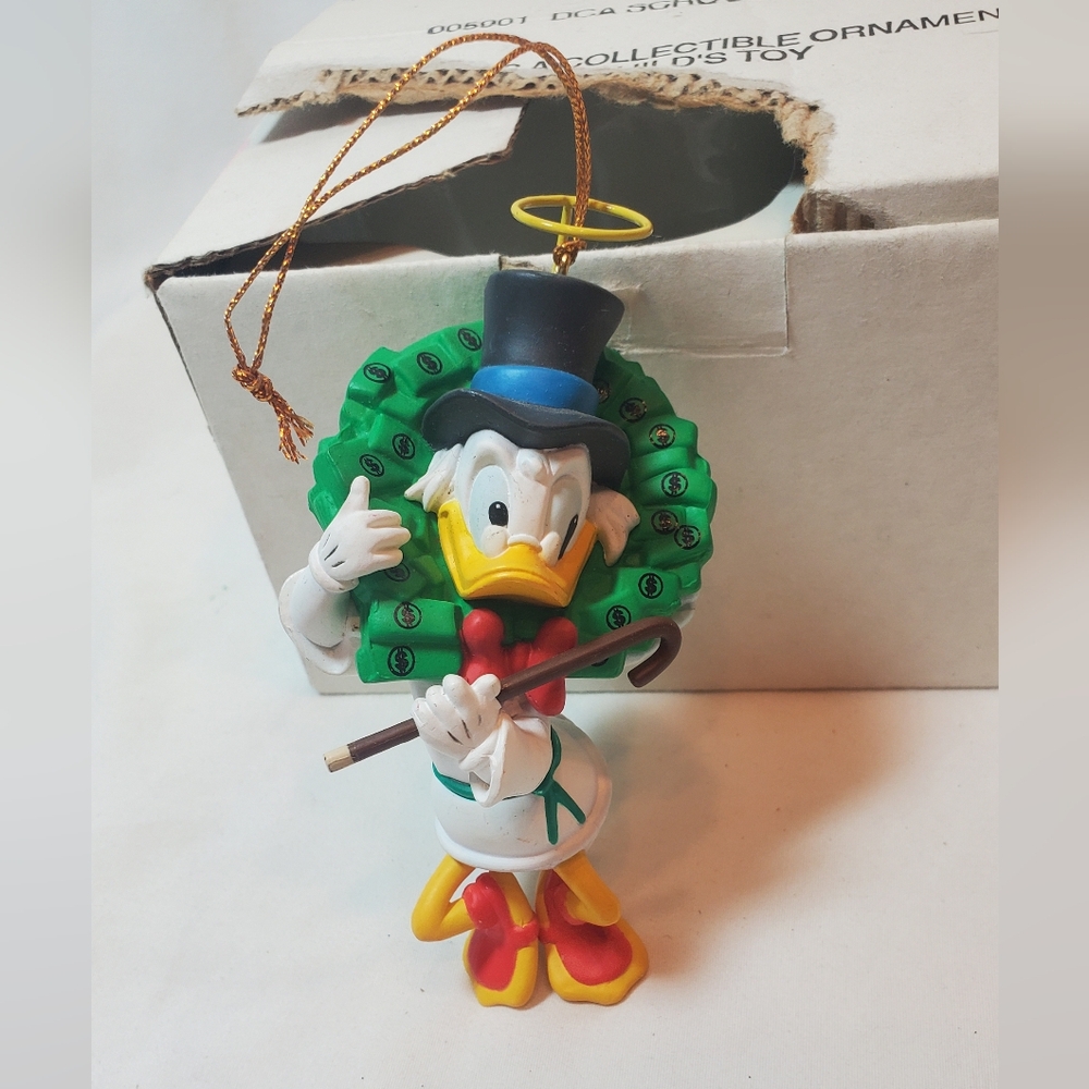 Scrooge McDuck Vintage Disney Christmas Magic Collectible Ornament #005901